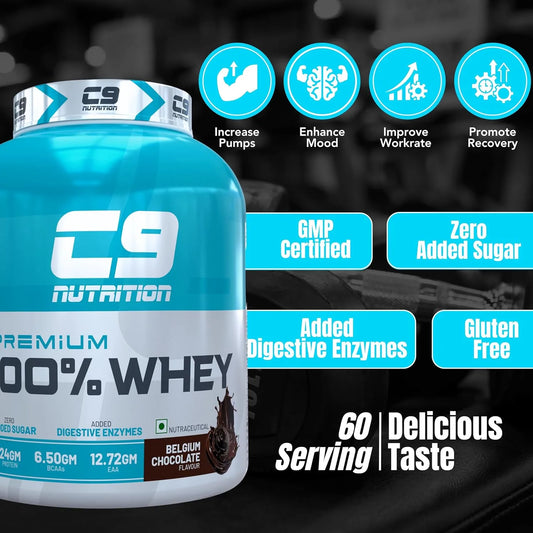 C9 Nutrition Premium 100% Whey Protein 2kg