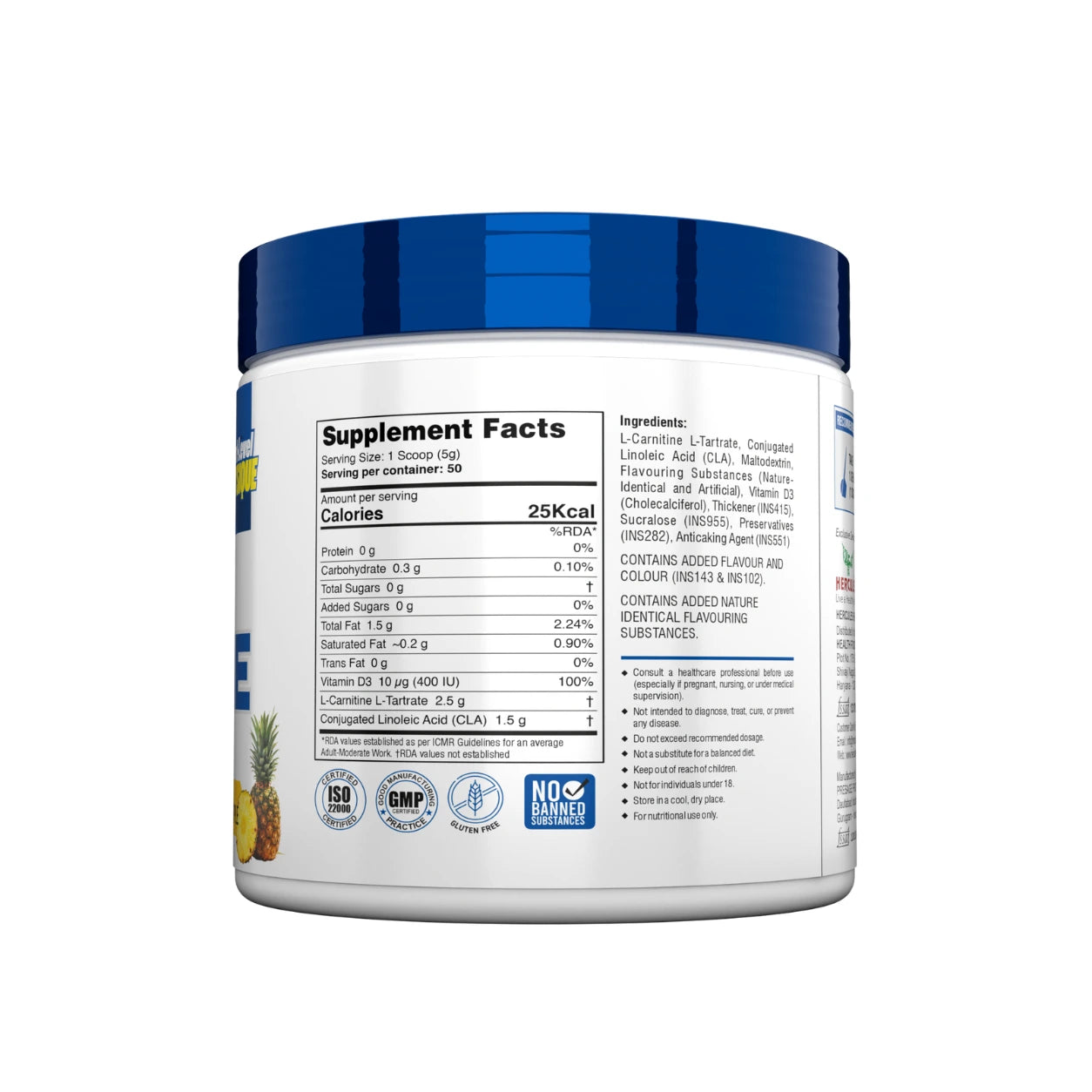 Hercules CLA+CARNITINE 250G Thermogenic Fat Burn Matrix