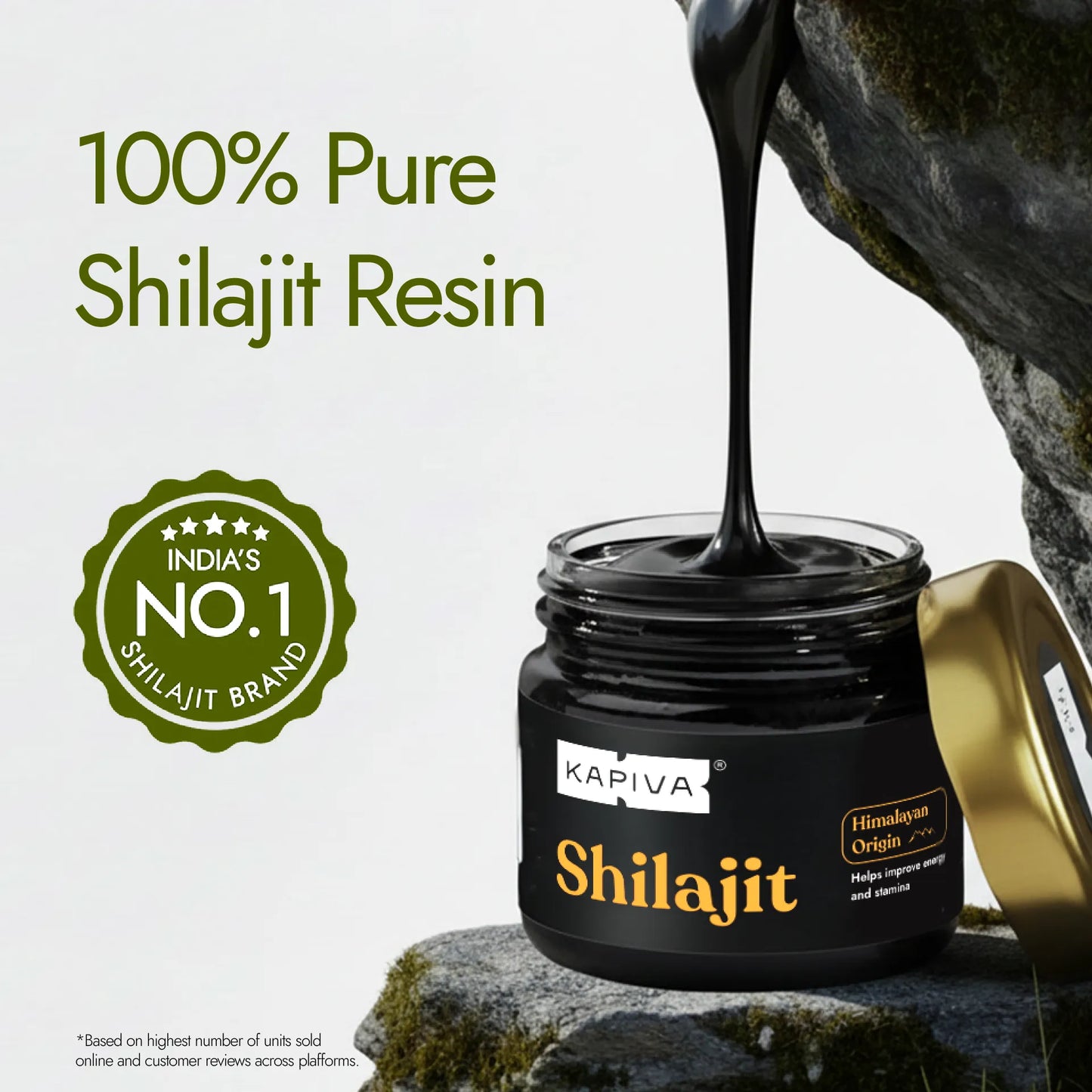 Kapiva Himalayan Shilajit | Pure Himalayan Energy & Stamina Support