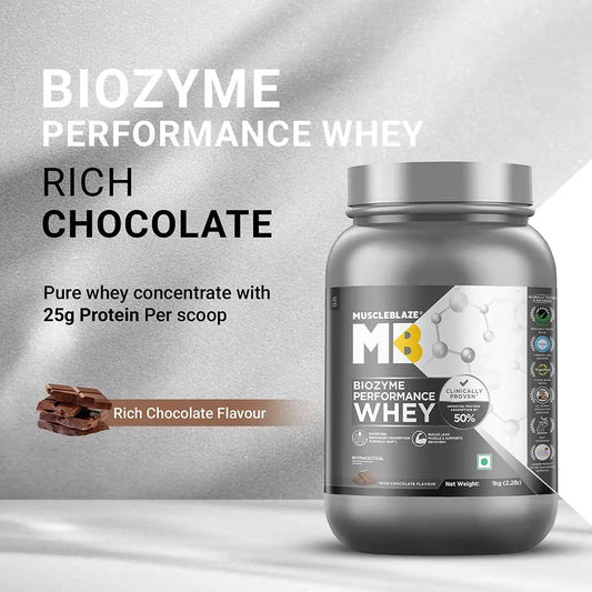 Muscle Blaze Biozyme Performance Whey Rich Chocolate