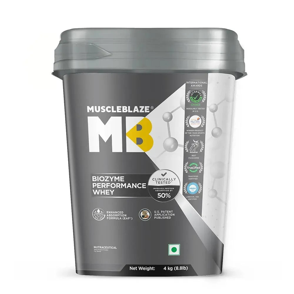 Muscle Blaze Biozyme Performance Whey Blue Tokai Coffee