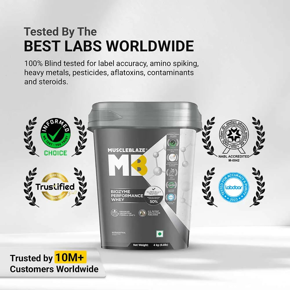 Muscle Blaze Biozyme Performance Whey Triple Chocolate