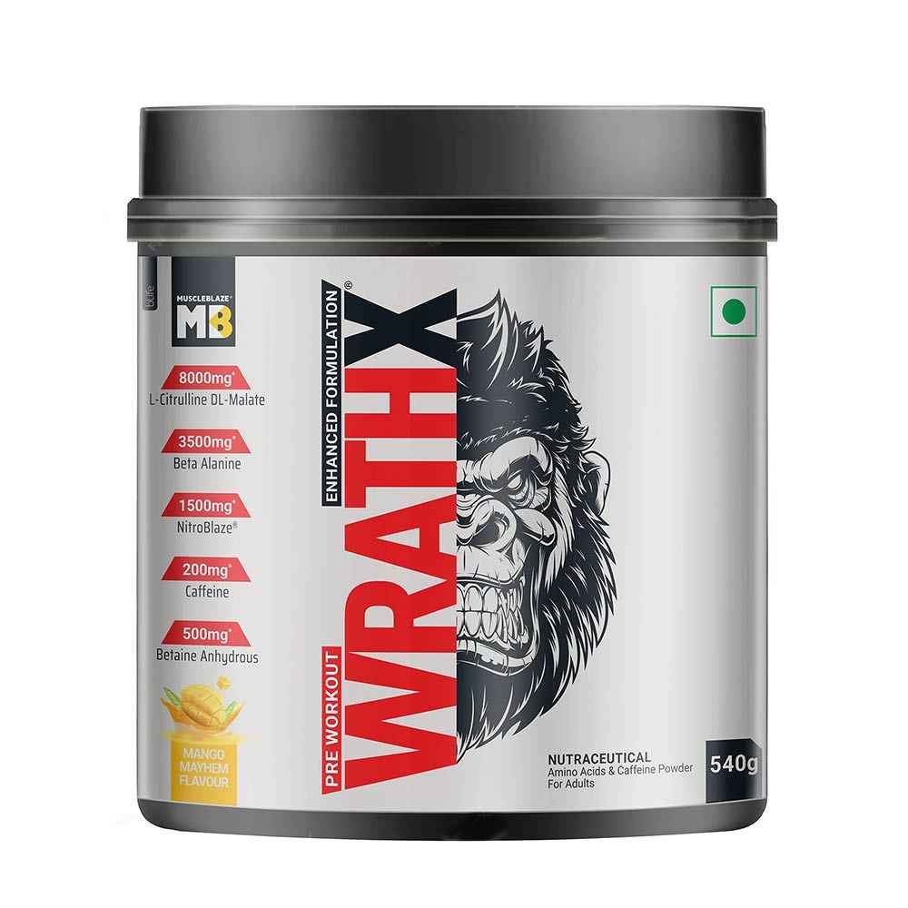 Muscle Blaze Preworkout Wrathx