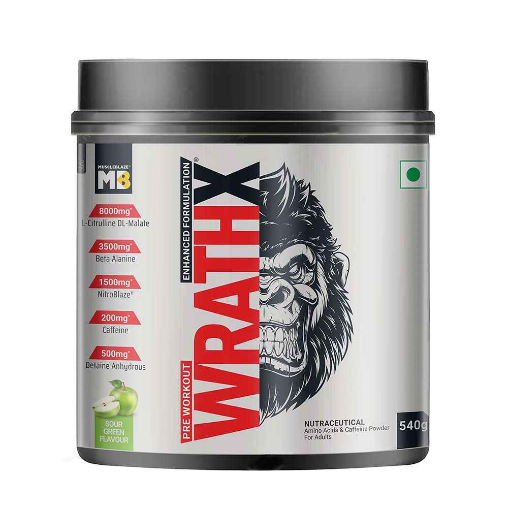 Muscle Blaze Preworkout Wrathx