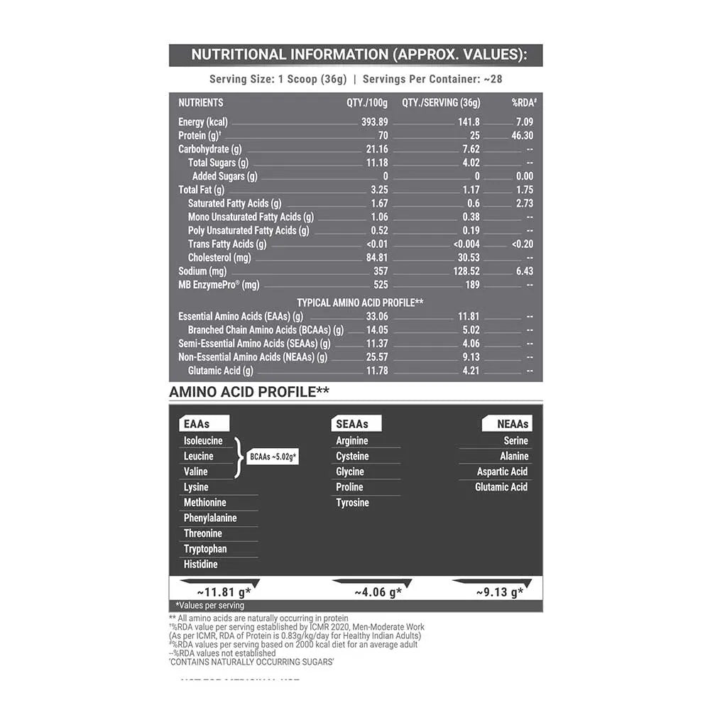 Muscle Blaze Biozyme Performance Whey French Vanilla Creme