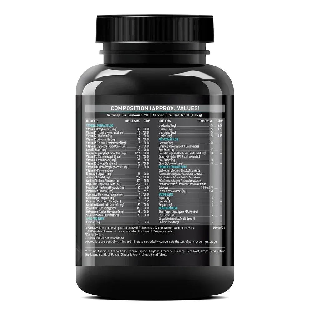 Muscle Blaze MB-VITE Daily Multivitamin 120 Tablet