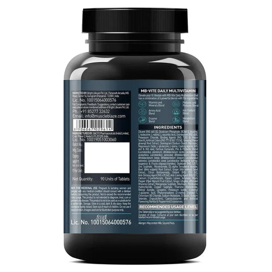 Muscle Blaze MB-VITE Daily Multivitamin 120 Tablet