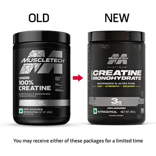 MuscleTech Platinum Creatine Monohydrate Powder – Creatine for Strength & Muscle Support