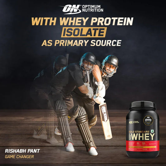 Optimum Nutrition Gold Standard 100% Whey Protein Powder - Alphonso Mango