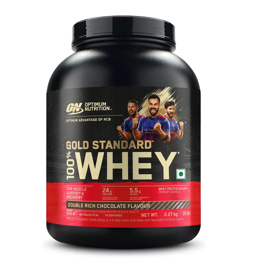 Optimum Nutrition Gold Standard 100% Whey Protein Powder - Double-Rich-chocolate