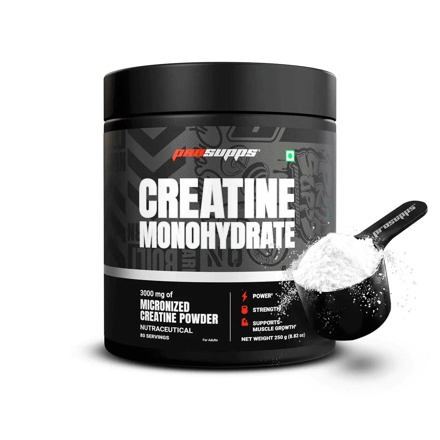 ProSupps Creatine Monohydrate – Pure Creatine Supplement for Muscle & Strength