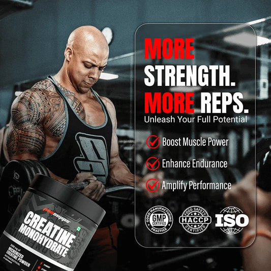 ProSupps Creatine Monohydrate – Pure Creatine Supplement for Muscle & Strength