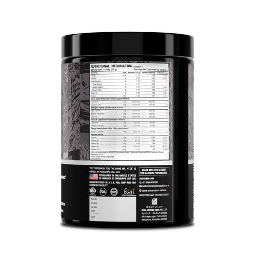 ProSupps Hyde Max Pump – Pre Workout Pump & Performance Supplement