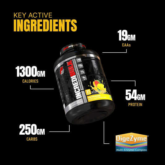 ProSupps Incredibulk Premium Weight Gainer – Mass Gainer for Weight & Muscle Support