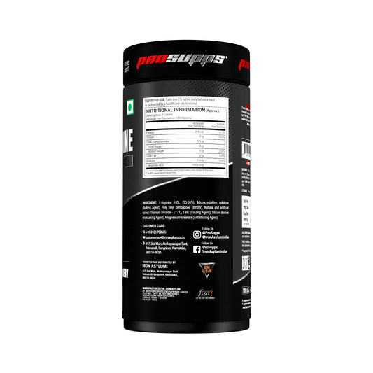 ProSupps L-Arginine – L-Arginine Amino Acid Supplement for Workout Support