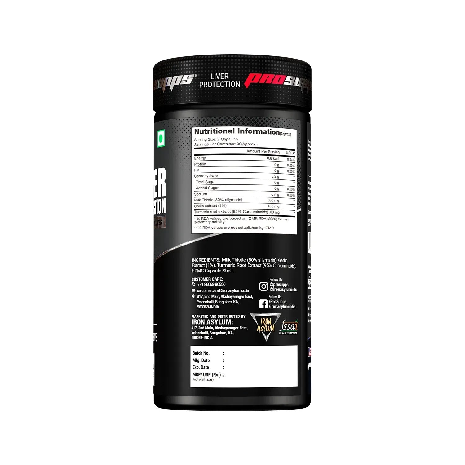 ProSupps Liver Protection Caps – Liver Support & Detox Supplement