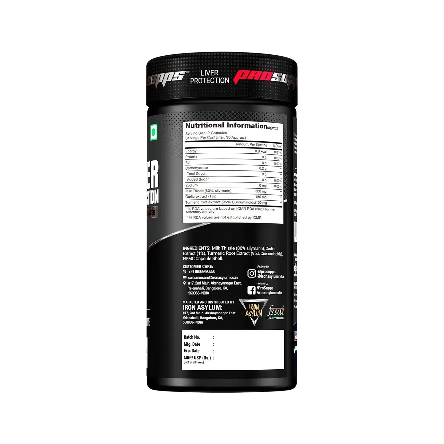 ProSupps Liver Protection Caps – Liver Support & Detox Supplement
