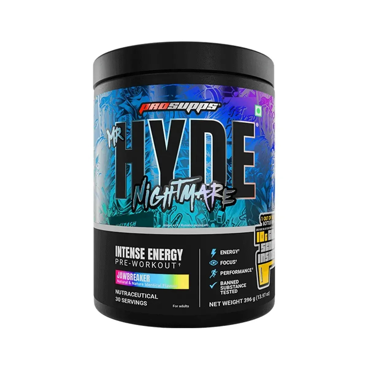 ProSupps Mr Hyde Nightmare Pre Workout – High-Stim Pre-Workout Supplement