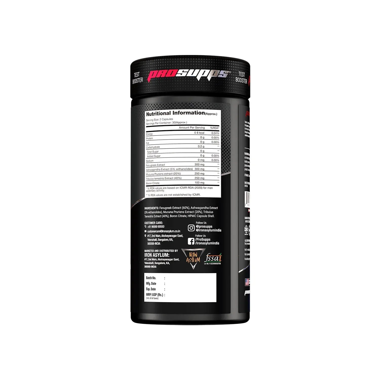 ProSupps Test Surge Caps – Testosterone Support & Fitness Supplement