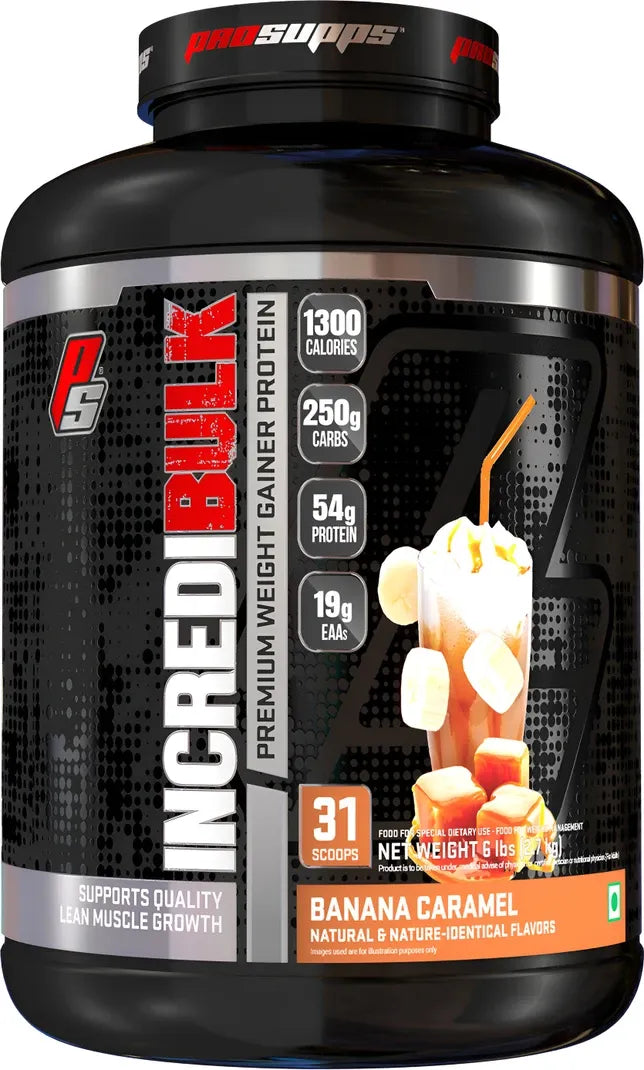 ProSupps Incredibulk Premium Weight Gainer – Mass Gainer for Weight & Muscle Support