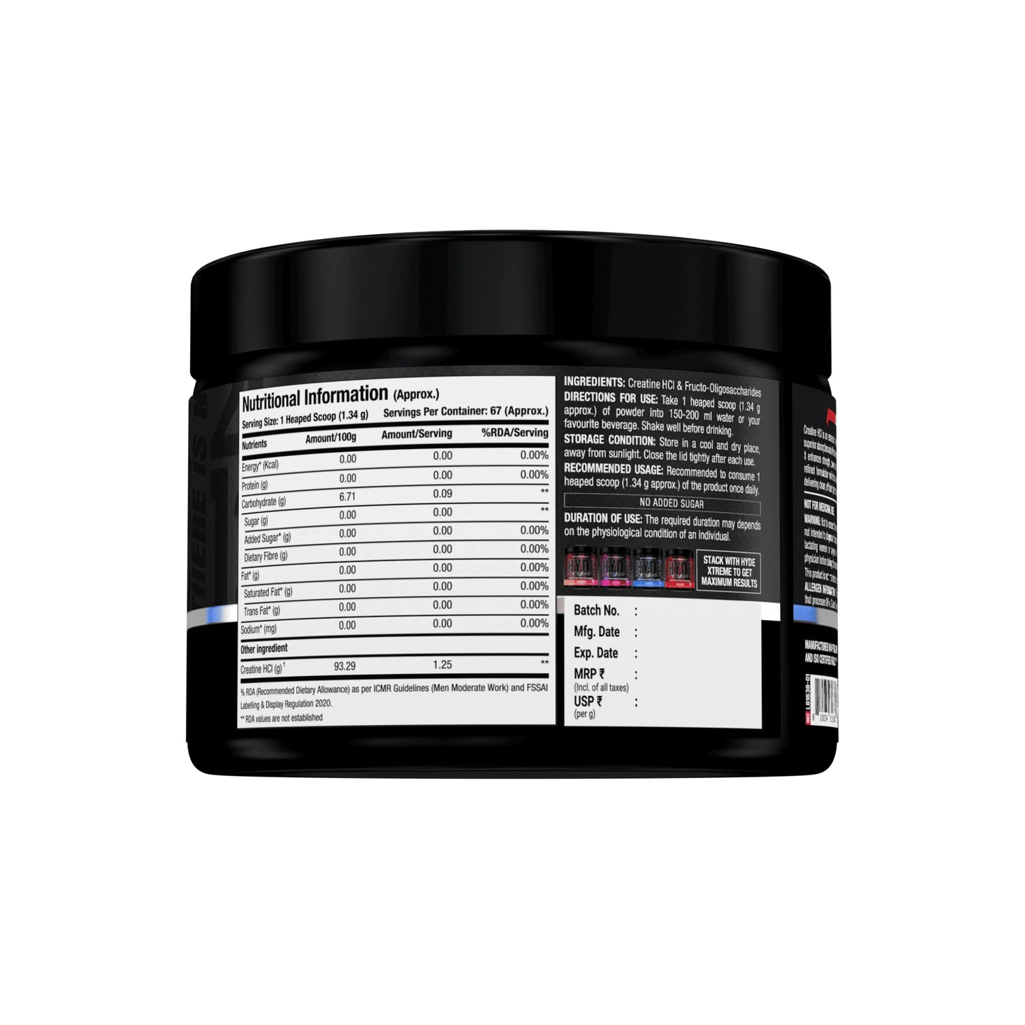 ProSupps Creatine HCL – Fast Absorption Creatine for Strength & Performance