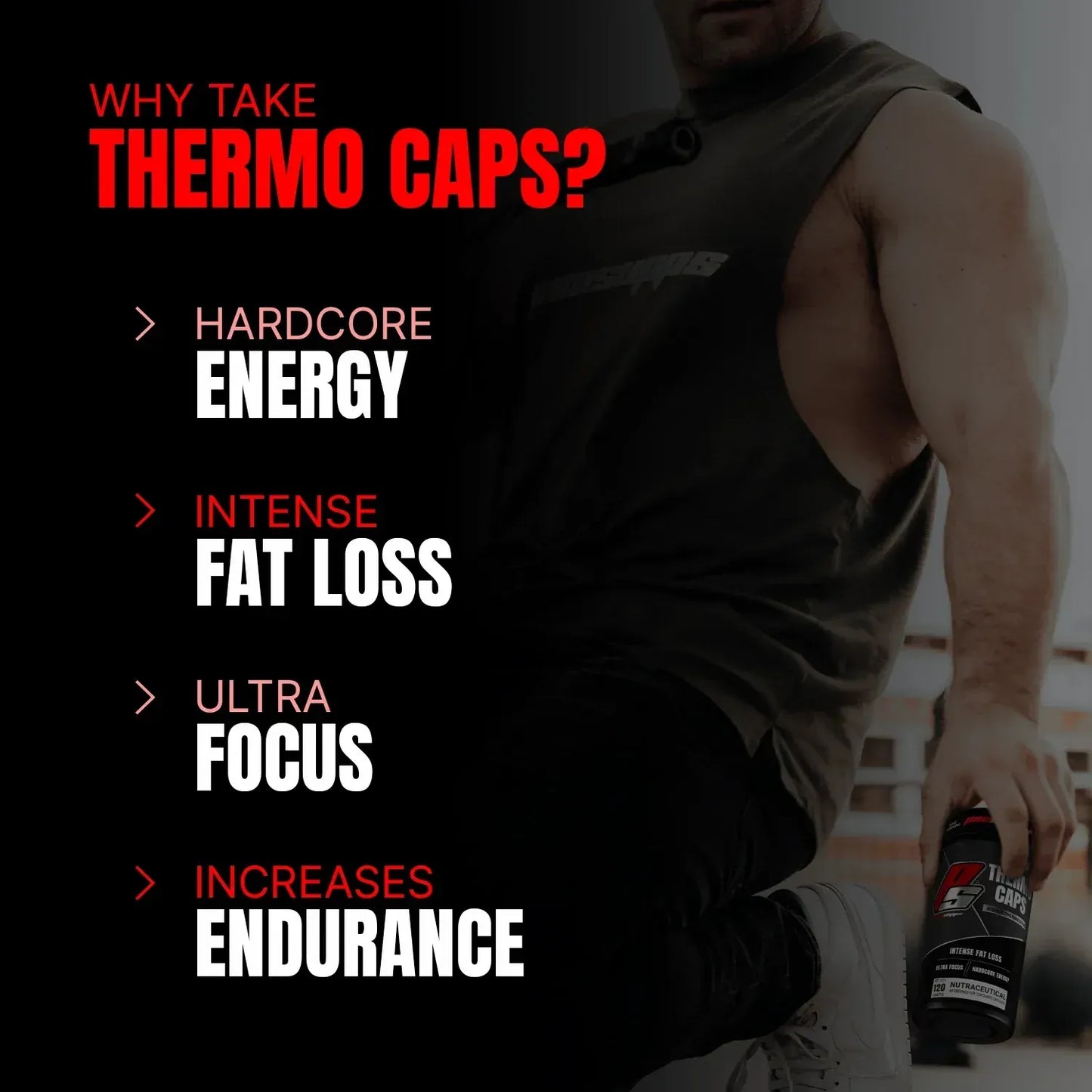 ProSupps Thermo Caps – Thermogenic Fat Burner Capsules for Weight Management