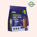 ALPINO Supernatural Peanut Protein Powder Dark Chocolate 1kg – Roasted Peanuts, Cocoa Powder & Monk Fruit - 24g Protein, 5.1g BCAAs, No Added Sugar