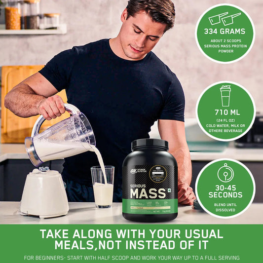 Optimum Nutrition Serious Mass Weight Gainer – Chocolate Flavour