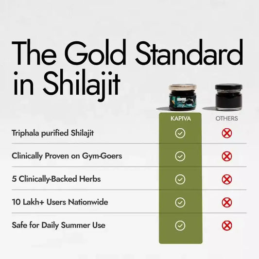 Kapiva Shilajit Gold Resin | Premium Ayurvedic Stamina & Energy Support