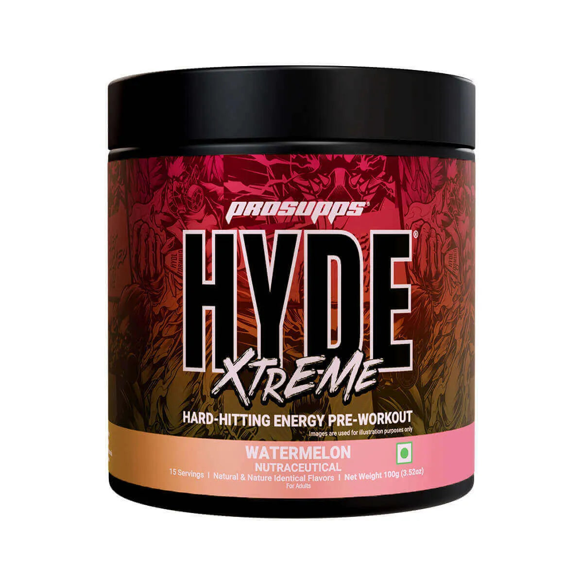 ProSupps Hyde Xtreme Pre Workout – High-Stimulant Pre-Workout Supplement