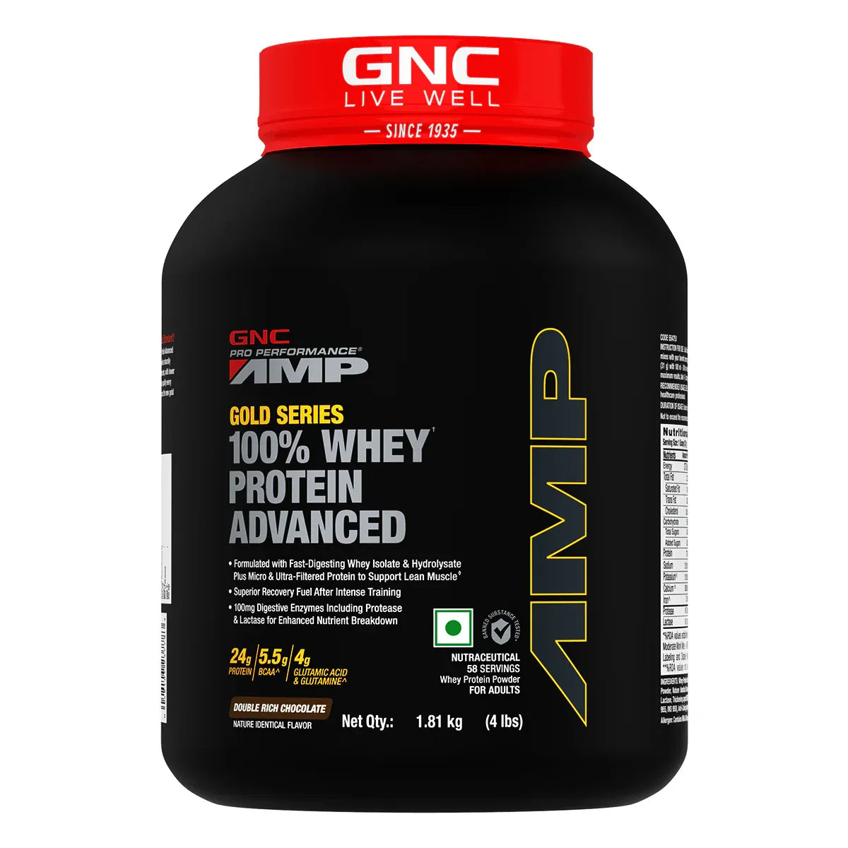 GNC Gold Series 100% Whey Protein Advance