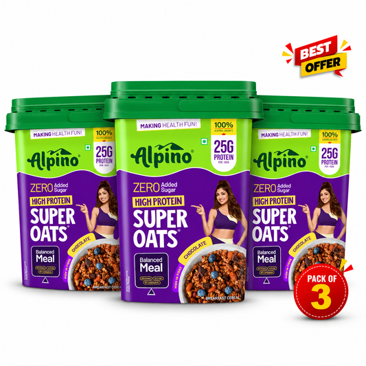 Alpino High Protein Super Oats 25 Gram Chocolate
