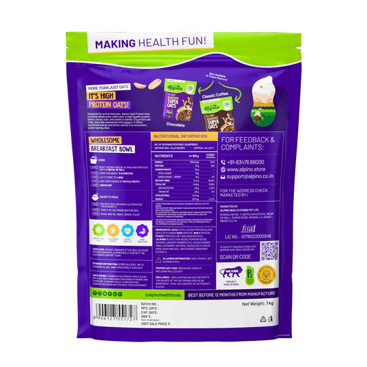 Alpino High Protein Oats Dark Chocolate