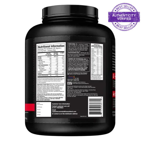 MuscleTech Nitrotech Whey Protein | Muscle Growth & Recovery Support