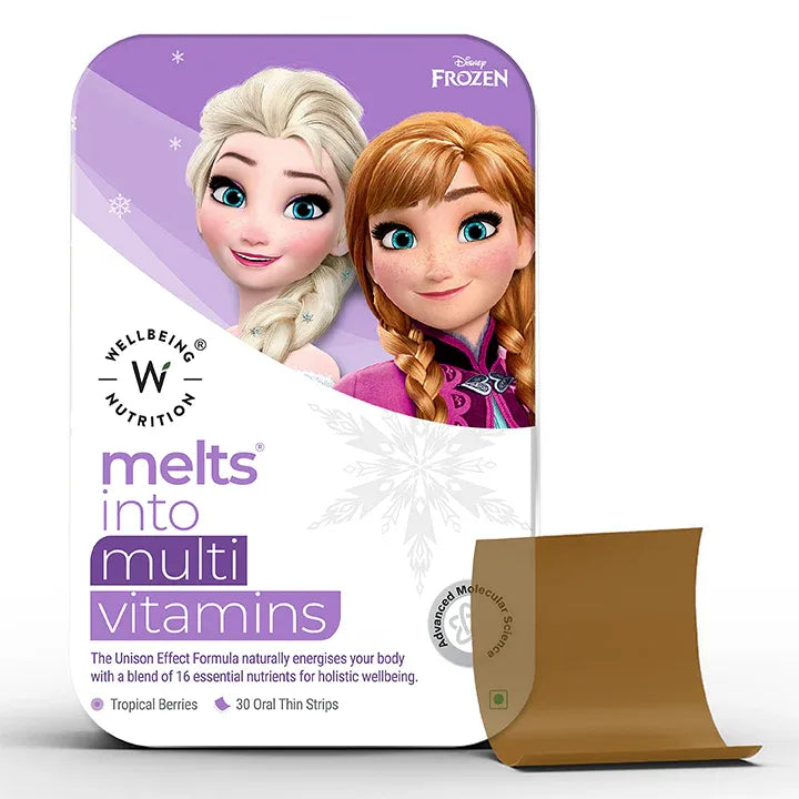 Wellbeing Nutrition Kids Disney Anna Elsa Frozen Mutlivitamins