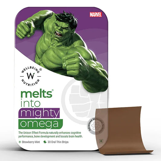 Wellbeing Nutrition Kids Marvel Hulk Mighty Omega