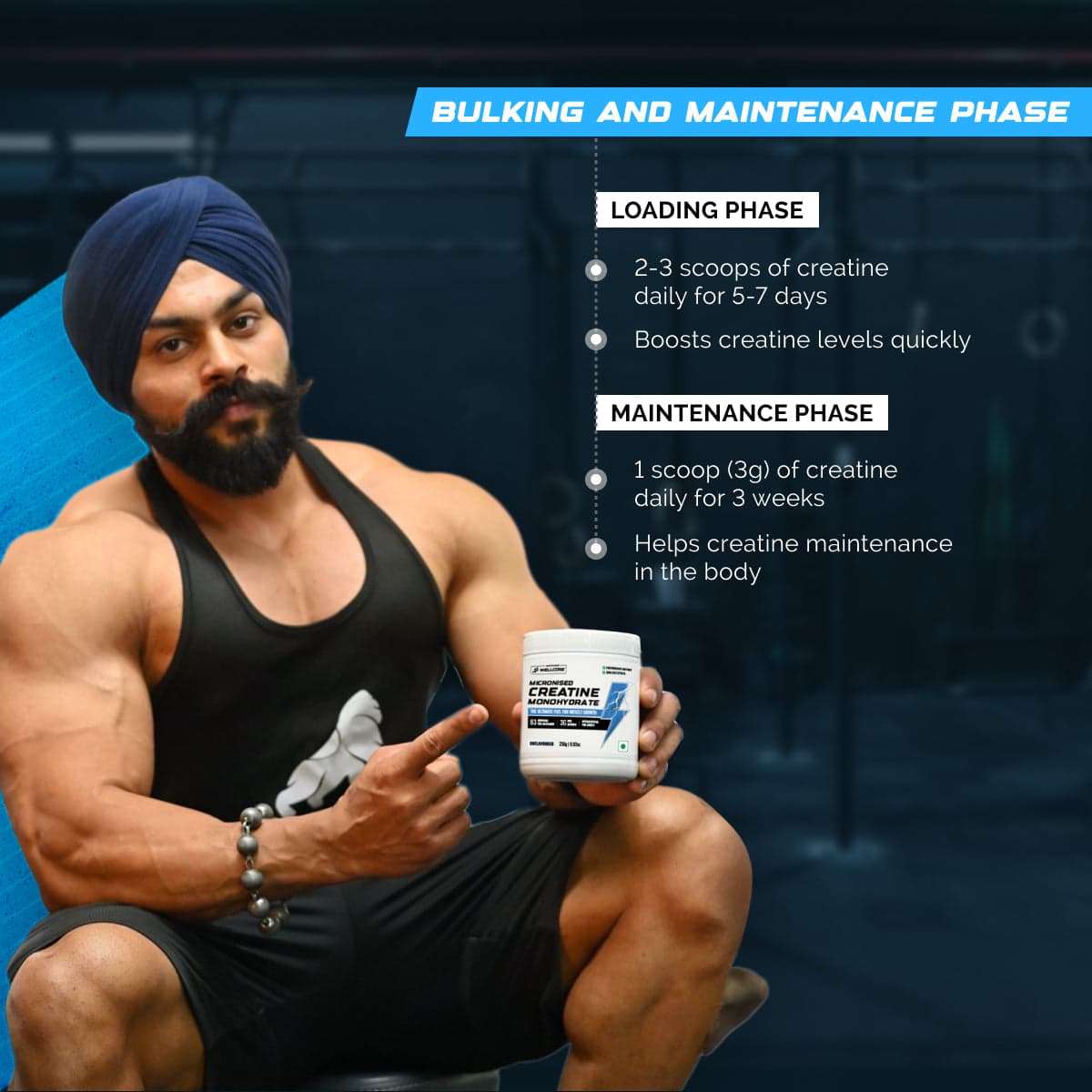 Wellcore Micronised Creatine Monohydrate - unflavoured