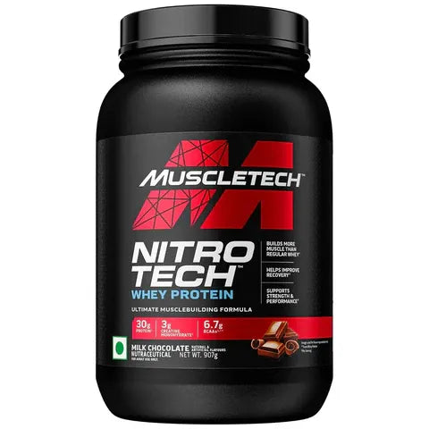 MuscleTech Nitrotech Whey Protein | Muscle Growth & Recovery Support