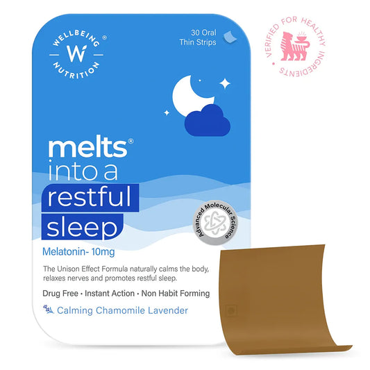 Wellbeing Nutrition Restful Sleep Melts 10mg