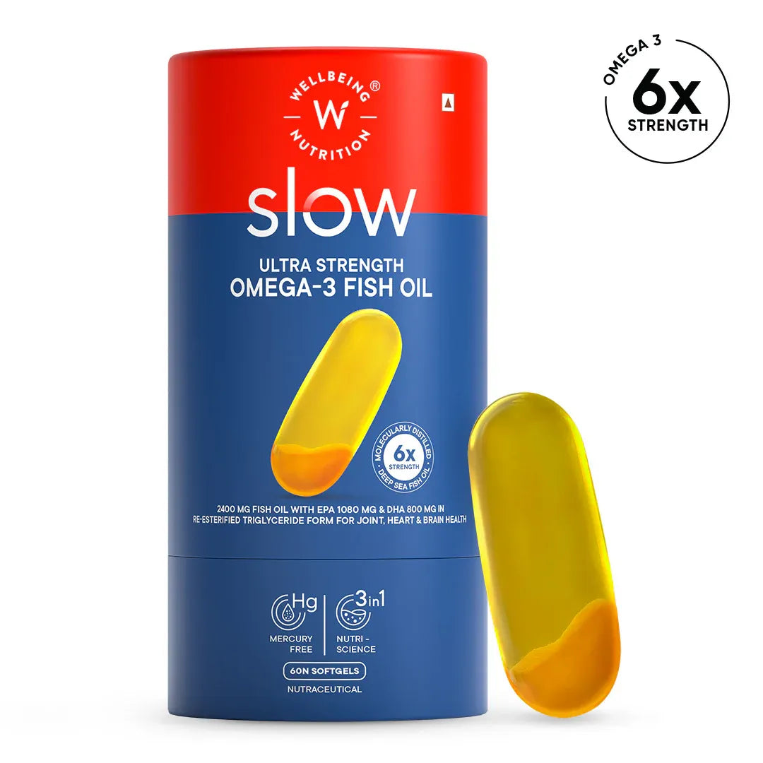 Wellbeing Nutrition 6x Strength Omega 3 Fish Oil