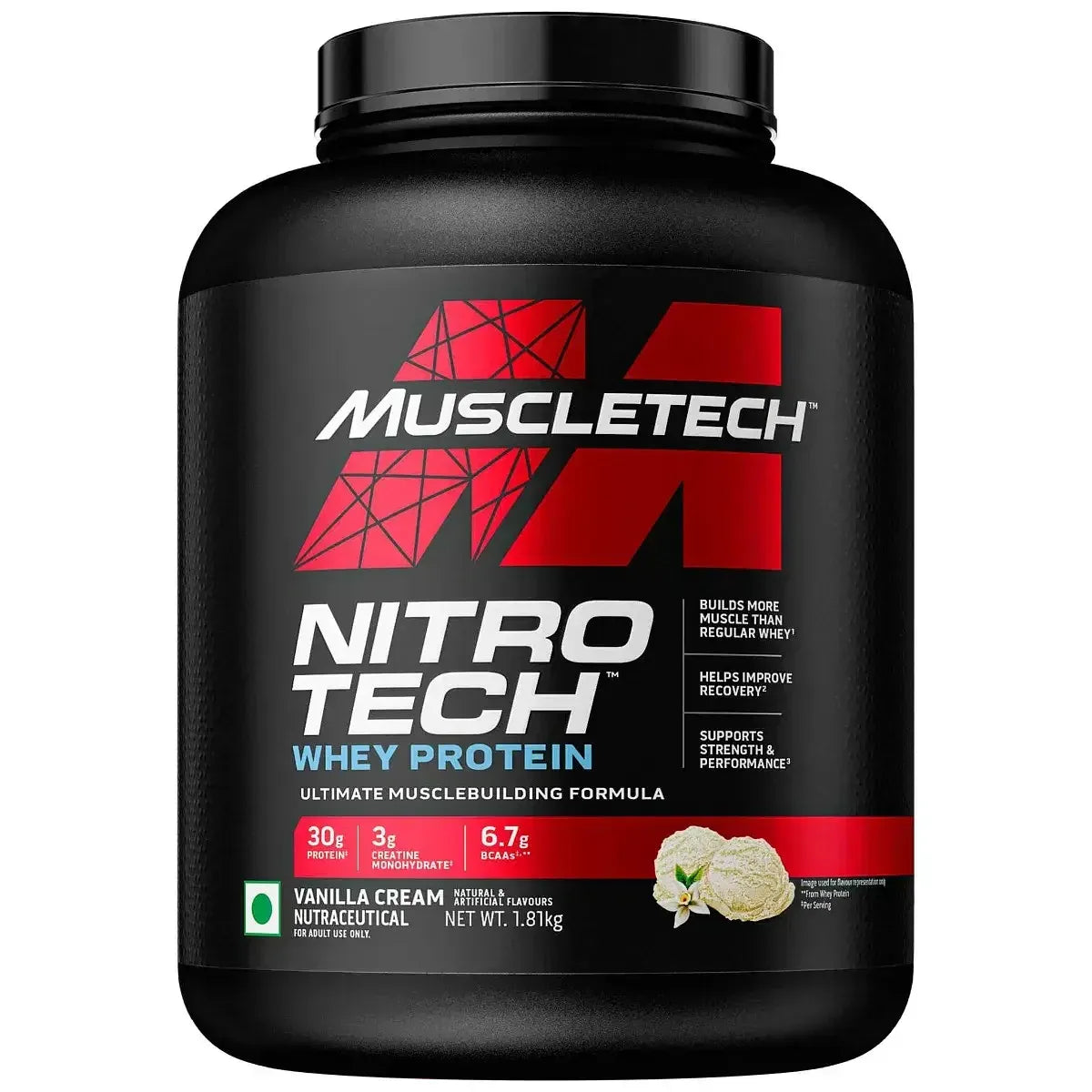MuscleTech Nitrotech Whey Protein | Muscle Growth & Recovery Support