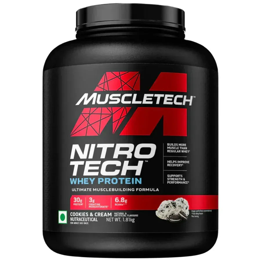 MuscleTech Nitrotech Whey Protein | Muscle Growth & Recovery Support