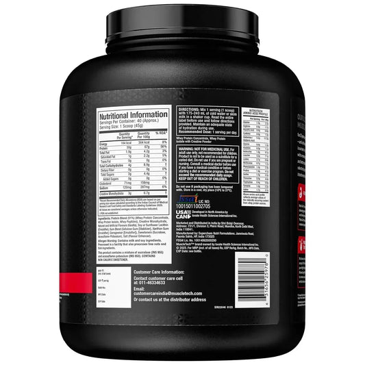 MuscleTech Nitrotech Whey Protein | Muscle Growth & Recovery Support