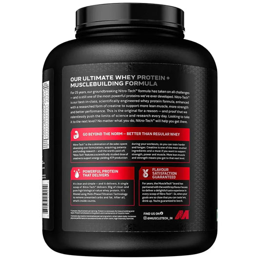MuscleTech Nitrotech Whey Protein | Muscle Growth & Recovery Support