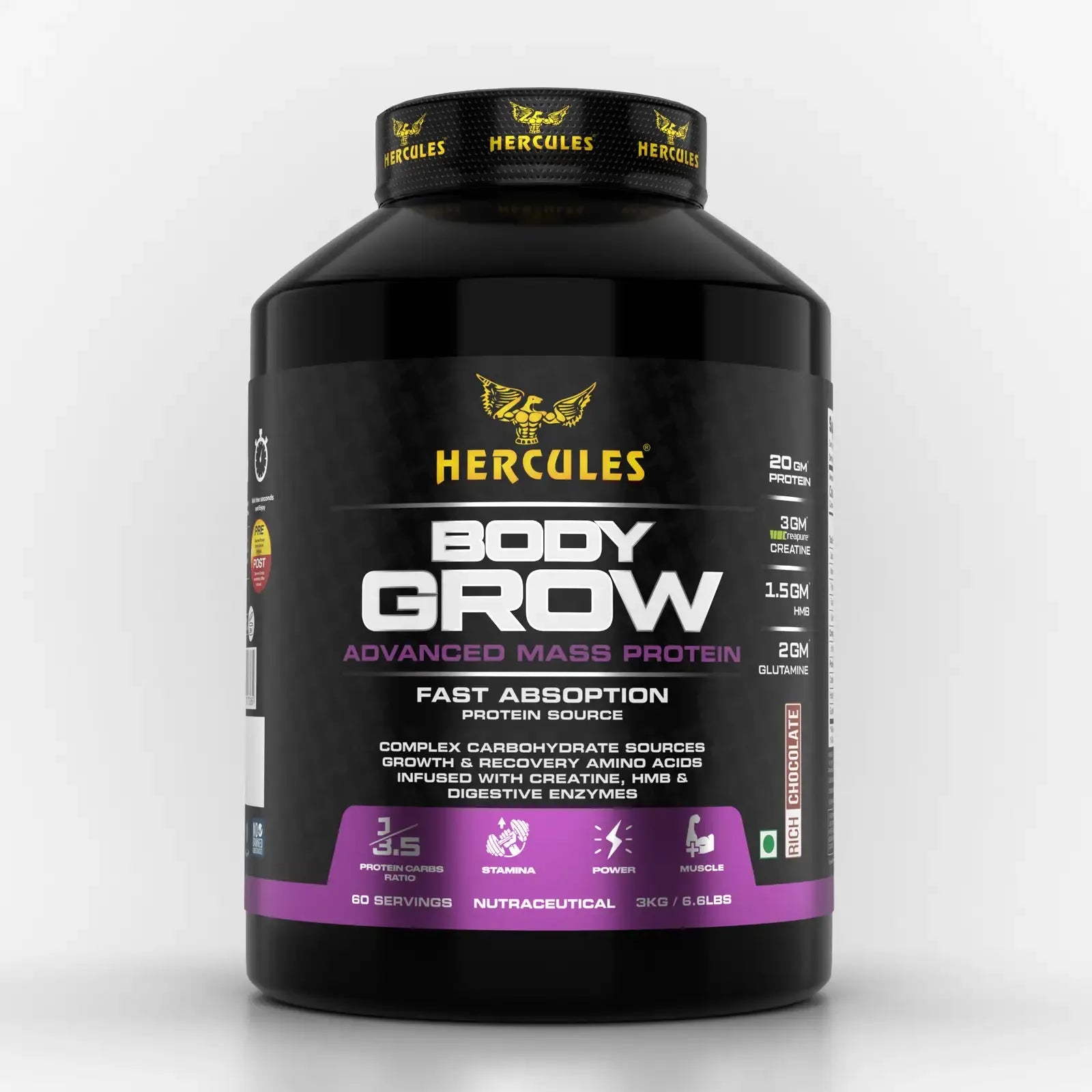 Hercules Nutrition Body Grow Mass Protein