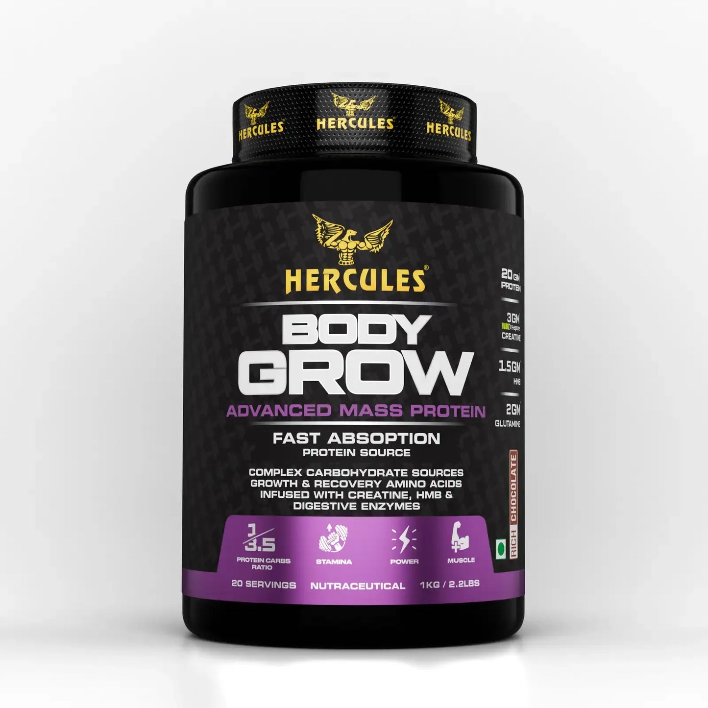 Hercules Nutrition Body Grow Mass Protein