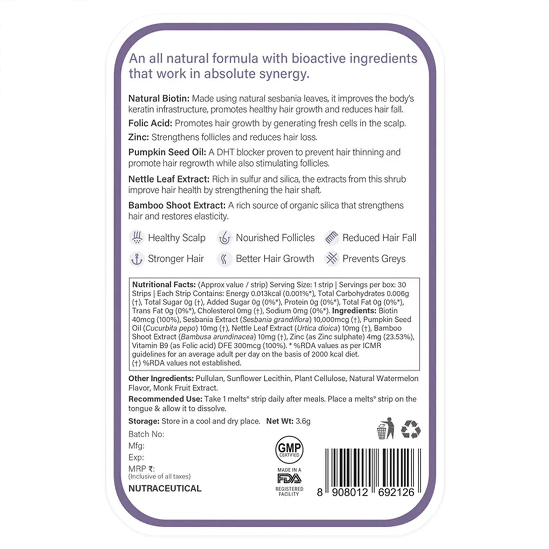 Wellbeing Nutrition Healthy hair