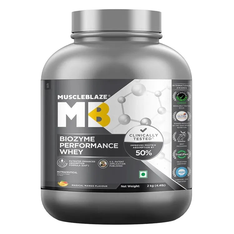 Muscle Blaze Biozyme Performance Whey Magical Mango