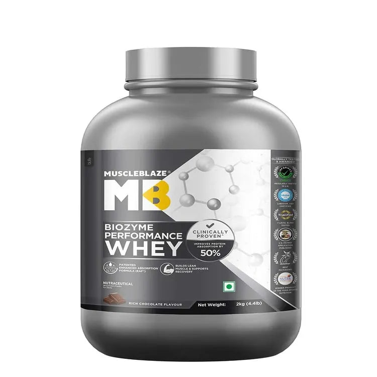 Muscle Blaze Biozyme Performance Whey Blue Tokai Coffee