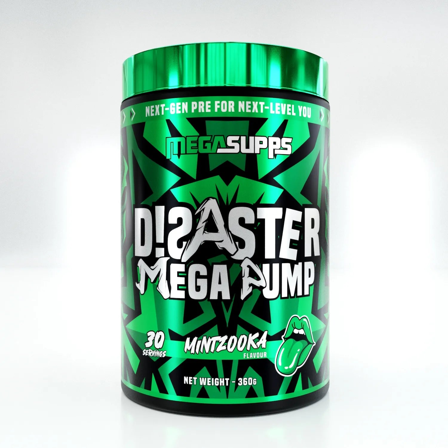 Disaster Mega Pump Pre Workout | Energy, Focus & Muscle Pump Support